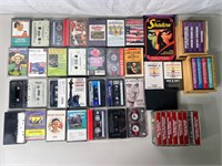 Lot of Cassette Tapes and Carrying Case