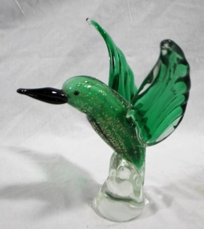 Murano Glass Rooster, 7.25"