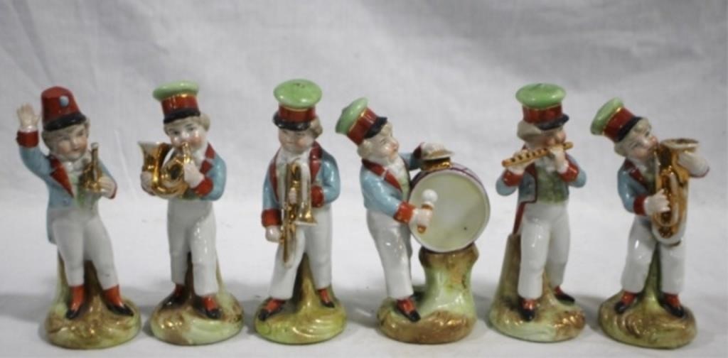6pc Ceramic Band Figures - 5" tall