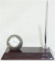 Howard Miller Tabletop Clock with Pen 7x7x3.5