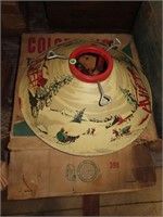1950's Coloramic Christmas Tree Stand