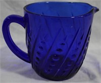 Blue Glass Pitcher 4.5x6