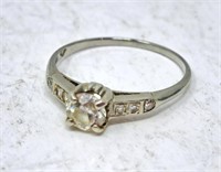 18K Diamond Ring. Size 7.25. Diamonds tested