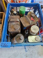 Milk Crate of Misc. Garage/Outdoor Materials