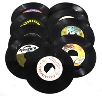 9pc Assorted 45 Records