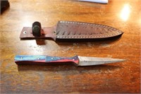 DAMASCUS KNIFE/DAGGER10 1/2"