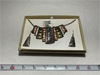 Necklace with matching Earrings