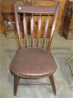 Early 1800's Arrow-Back Windsor Chair