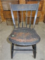 Child's Windsor Plank Seat Chair