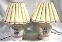 Pair of Matching Ceramic Lamps