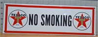 Enamelware Texaco no smoking sign