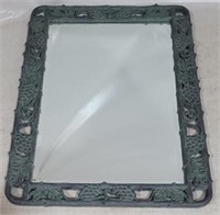 Decorative grape mirror, 23 x 31