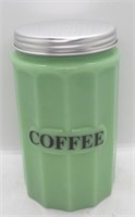 Jadeite Coffee Canister