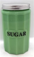 Jadeite sugar canister