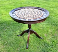Penny side table. 19 1/2" l x 19 1/2" w x 19" h