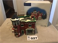 SNOW VILLAGE COLLECTION-FIRE STATION #3