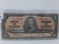 1937 Canada $2 Bill