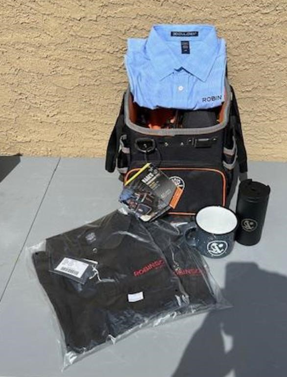 Care Package - Klein Pro Tool Tote, 2 Shirts and