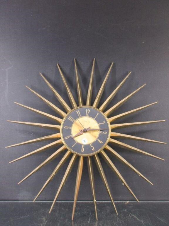 M.C.M. Elgin Sunburst Clock