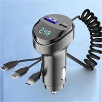 55W 2 Ports USB Fast Car Phone Charger 3.1A with y