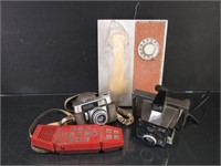 Vintage Phones and Cameras
