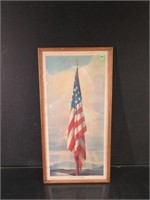American Flag of Freedom Sentinel Print