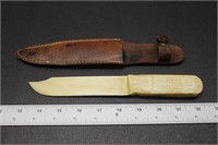 Hand Carved Knife Unknown Material