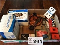 OFFICE SUPPLIES, PIPES, STANDS, CHIPS, CARDS