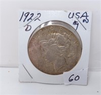 1922 D USA $1 Coin