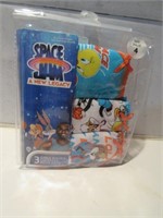 NEW SPACE JAM GIRLS UNDERWEAR SIZE 4 PACK OF3