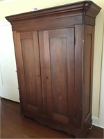 SOLID WOOD KNOCK DOWN WARDROBE 5.2 ft W x 7 ft T