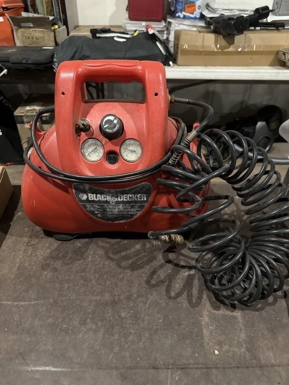 Used Black and Decker Portable Air Compressor