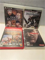 LOT OF 4  PLAYSTATION 3 PS3 GAMES