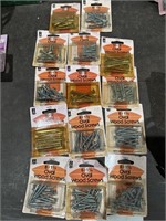 14 packs Oval Wood Screws.. assorted sizes