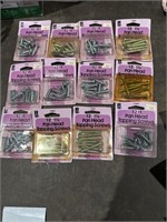 12 Packs of Pan Head Tapping Screws.. asst. sizes