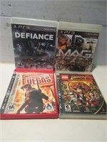 LOT OF 4  PLAYSTATION 3 PS3 GAMES