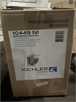 New in Box Kichler Wall Light..Brushed