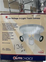 New Lite Choice low Voltage 3-light Track