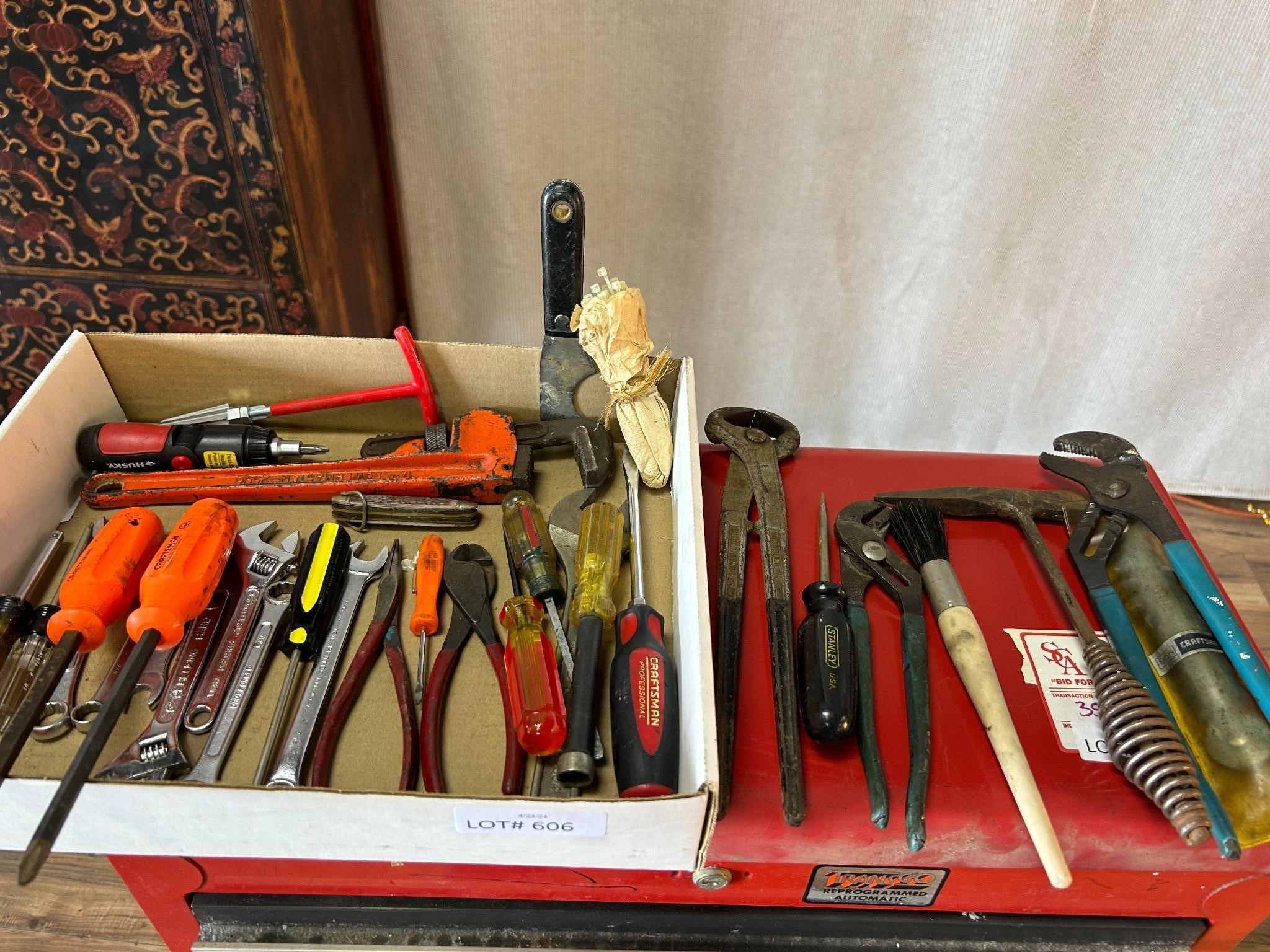 Handtools: Wrenches, Screwdriver etc