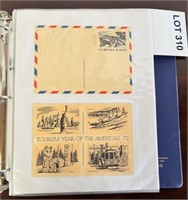 Stamp Collection, including Stamped Post Cards
