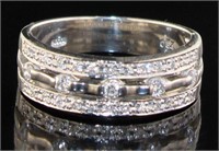 Platinum 1/3 ct Natural Diamond Ring