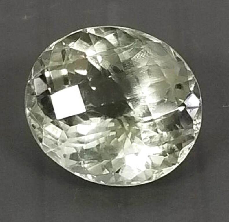 Unset 6.69 ct green amethyst