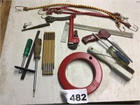 TAPE, WRENCHES, MISC TOOLS