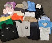 Group of athletic wear clothing - Polo, Nike, REI,
