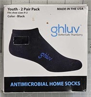 Antimicrobial socks youth size 9-2