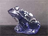 Fenton Glass Purple Frog