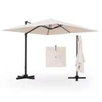 9.5 ft. Square Cantilever Offset Hanging Umbrella