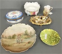 6 pieces of antique porcelain including Royal
