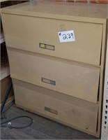 Lateral File Cabinet w/Contents 36” X 19” X 40”