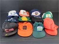 Lot of Vintage Patch Hats